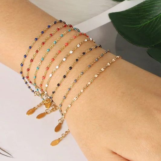 Minimal Beaded Bracelet