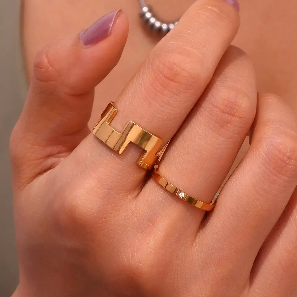 The Geo Set - Bracelet and Ring